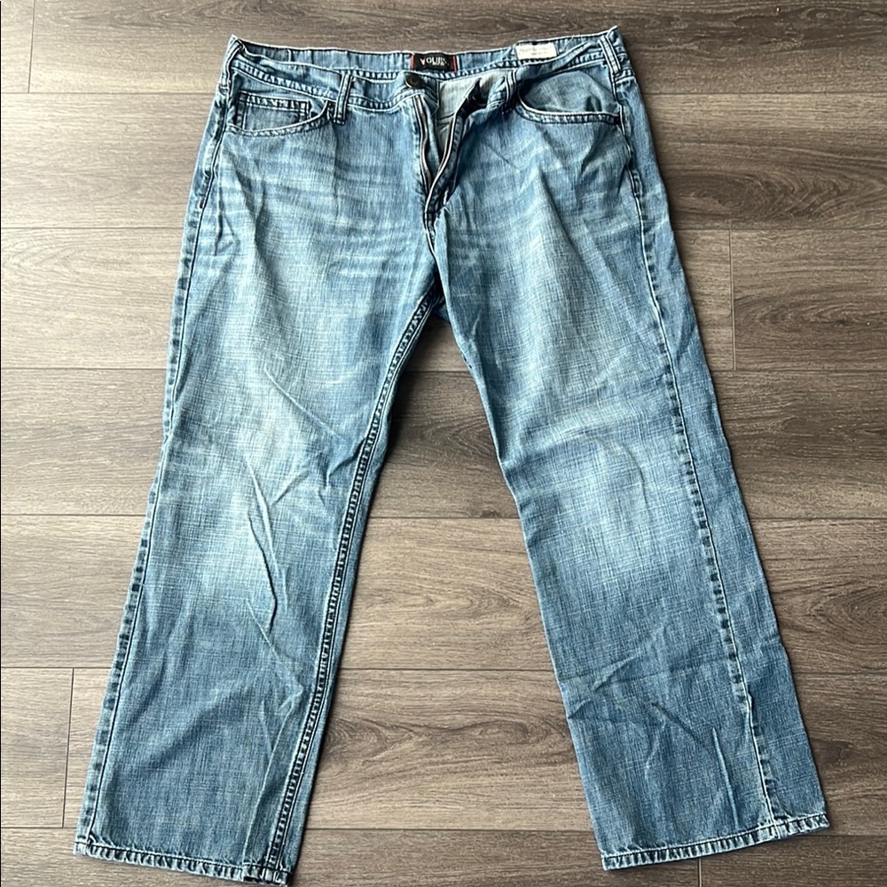 Guess Relaxed Fit Rowland Straight Leg Blue Jeans 40/32